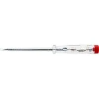 Red Phasenprüfer 220-250Volt, Schlitz 4mm, Schraubendreher transparent