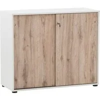 Schildmeyer Aktenschrank Serie 400, Schiebetürenschrank, Made in Germany, B: 100,1 cm Solide Verarbeitung - Dieses Produkt ist in Deutschland gefertigt