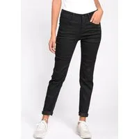 GANG 5-Pocket-Jeans 94AMELIE aus Sweatdenim mit schrägen tief sitzenden Gesäßtaschen