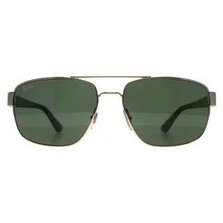 Ray-Ban RB3663 001/31 poliert arista gold g-15 grÃ¼n Sonnenbrille