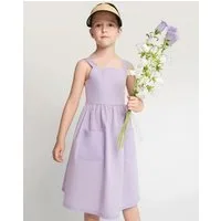 # SATURNDAY Sommerkleid Ärmelloses Kleid aus 100% Baumwolle in Violett