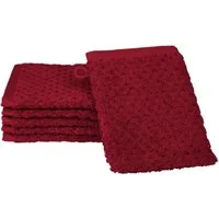 ROSS Waschhandschuh Harmony, Frottier (Packung, 6-St), 100 % Baumwolle, Hoch Tief Struktur, viele Farben