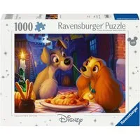 Ravensburger Puzzle Collector's Edition - Disney Classics, Susi und Strolch, 1000 Puzzleteile, Made in Germany