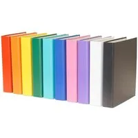 Livepac Office Aktenordner 10x Ringbuch / DIN A5 / 4-Ring Ordner / 10 verschiedene Farben
