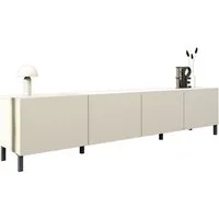 borchardt Möbel Lowboard Sophia, TV-Schrank mit Metallfüßen, Metallfüße, grifflose Optik
