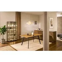 B&D home Esstisch Ausziehtisch MARA, Metallgestell oder Holzgestell, ausziehbar 120-160cm, 4-6 Personen