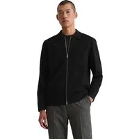 Marc O'Polo Strickjacke Overshirt-Strickjacke regular fit in kompakter Boiled Wool Optik