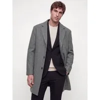 Jack & Jones Kurzmantel JJEJAMES COAT SN Kunstfaser, mit Reverskragen