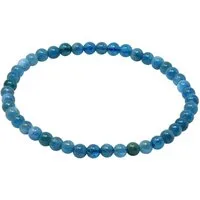 Schmuck Krone Armband Armband aus Apatit Ø 4mm endlos dehnbar