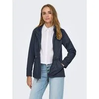 ONLY Parka ONLLORCA LIFE CANVAS PARKA CC OTW mit Kordelzug in der Taille