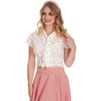 Banned Blusenshirt Cherry Amour