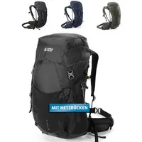 Terra Peak Wanderrucksack Airant 40, Rucksack mit belüftetem Netzrücken groß, 40 Liter