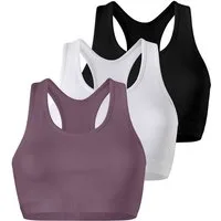 Yenita® Bustier Sports-Collection mit breiten Trägern (3-tlg) mit Racerback