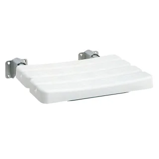 KWC Aquarotter Duschklappsitz, CONTINA, Edelstahl, 484x115x526 mm, Sitzfläche Polyethylen, 200005773 2000057738