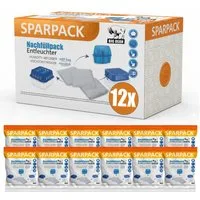 BigDean Luftentfeuchter-Nachfüllpack 12x 400g Nachfüllpack Feuchtigkeitskiller UltraFresh, für Luftentfeuchter, Geruchlos, Sparpack, Nachfüllbeutel, Effektive Reichweite, Einfache Anwendung, Kompakte Maße