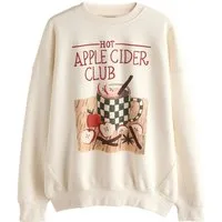 Next Sweater Sweatshirt mit Grafik „Cidre“ (1-tlg)