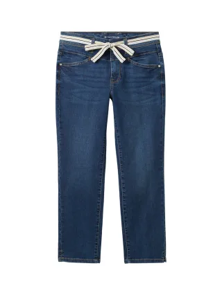 Tom Tailor - TTALEXA CROPPED Jeans mid stone wash denim - Gr. - 27/26