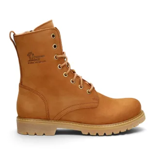 Panama Jack Wasserdichte warme Schnürstiefel aus braunem Leder für Damen - Frisia-B44