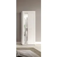 OTTO home Vitrine AOSTA, Höhe 159 cm, 1 Tür (li/re), 2 Glasböden, 4 Fächer (in verschiedenen Farbausführungen, individuell kombinierbar) Standvitrine, Glasvitrine, Showcase, Vitrinenschrank, Wohnzimmer