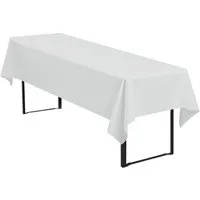 Delindo Lifestyle Gartentischdecke für Bierzeltgarnitur abwaschbar 110x260 cm (1-tlg), Leinenstruktur mit Fleckschutz Sondermaß 110x260 für Bierzeltgarnitur