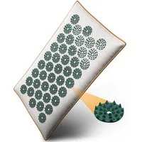NEOLYMP Akupressurmatte Akupressurmatten Erweiterung (18 x 30cm), gefüllt mit Kokosfasern (Massagematten Verlängerung - Videoanleitungen mit Akupunktur Übungen), Akupressurmatten Zusatz gefüllt mit Buchweizen Akkupressmatte Zusatz