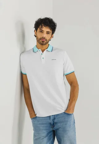 State of Art - Poloshirt Piqué SS P white - Gr. - M