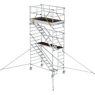 Munk Rollgerüst SG 1,35 x 2,45 m mit Schrägaufstiegen & Ausleger - 167211