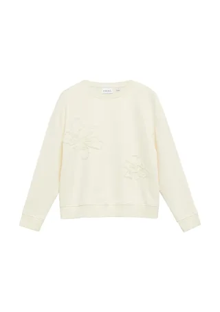 comma - Sweatshirt beige - Gr. - 38