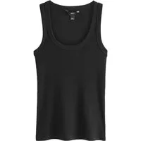 Next Shirttop Geripptes Premium Trägertop mit U-Ausschnitt (1-tlg)