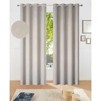 OTTO home Verdunkelungsvorhang Fleuriss (1 St), Ösen, verdunkelnd, Wohnzimmer, Schlafzimmer, Arbeitszimmer, modern, Gewicht von 280 g/m²