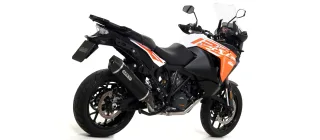 Sport Auspuff Arrow Race-Tech Alu Dark KTM 1290 Super Adventure R / S / T Bj. 2017-2020 EURO-4 +ABE