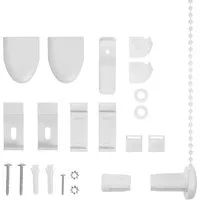 LICHTBLICK ORIGINAL Sichtschutzzüge Montagezubehör-Set, Rollos, (Packung), für Duo Rollo KDR