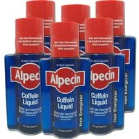 Alpecin Haarpflege-Set Coffein Liquid Anti-Haarausfall Tonic, 6 x 200ml, 6-tlg., Vermeidung von Haarverlust Unterstützung des Haarwachstums