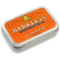 BARKLEYS Süßigkeit, Barkleys Ginger Pastillen Ingwer Geschmack in einer Metalldose 50g