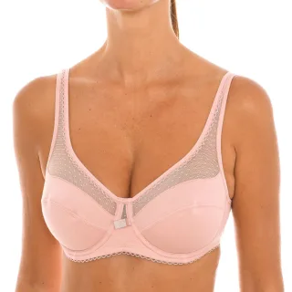 Großzügiger Bügel-BH 00ASF für Damen mit Mikro-Tüll-Detail bietet Halt und Eleganz in einem femininen Design