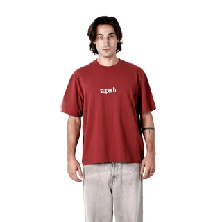 Herren Oversized Baumwoll Kurzarm T-Shirt Little Core Puffy SPRB3500
