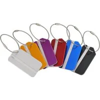 Blusmart Gepäckanhänger Kofferanhänger (6 Farben, 1-St., Gepäckanhänger aus Aluminium) Gepäckanhänger aus Metall