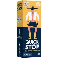 ATM GAMING Spiel Quickstop Das BuchstabenDuell, Familienspiel, Made in Germany