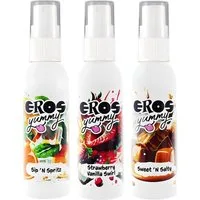 Megasol Cosmetic GmbH Gleitgel Yummy Sip’N Spritz & Strawberry Vanilla Swirl & Sweet ’N Salty -3x50ml