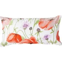 Erwin Müller Kissenbezüge Kissenbezug, Mako-Satin Blumen/Motiv: Mohnblume
