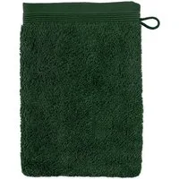 Möve Waschhandschuh Superwuschel 100% Premium Cotton Baumwolle, Walkfrottier (1-St), mit Biesenbordüre und praktischem Kordelaufhänger, einfarbig, weich