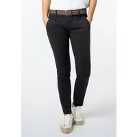 SUBLEVEL Chinohose Chino Hose mit Gürtel Flechtgürtel inklusive, Chino Hose