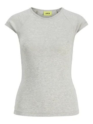 JJXX - JXSTAR SS RAGLAN TEE JRS NOOS Light Grey Melange - Gr. - L