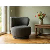 OTTO home Drehsessel ANNELIN, Loungesessel, Clubsessel, 360° drehbar, Struktur-Bezug