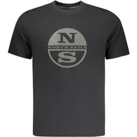North Sails T-Shirt Kurzarm Herren T-Shirt Rundhals mit Logo-Druck in