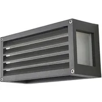 Lucande Außen-Wandleuchte Aurelien, Metall, Schwarz IP54, 1 x 15 W LED