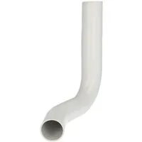 SANIT Spülrohr Spülbogen - versetzt - für WC-Spülkasten - PVC weiß, 80 mm links