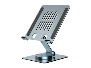 Conceptronic THANA09G Faltbarer und drehbarer Tabletständer | thana09g | 360° drehbare Basis - höhenverstellbar,