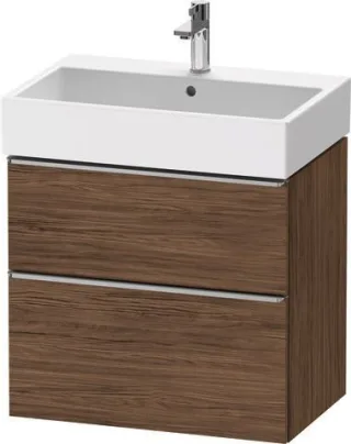 Duravit D-Neo Waschtischunterbau wandhängend Nussbaum dunkel Matt 684x442x625 mm - DE4372070210000 DE4372070210000
