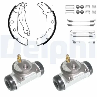 Delphi Bremsbacken vormontiert hinten Citroen Xsara Peugeot 306 KP934
